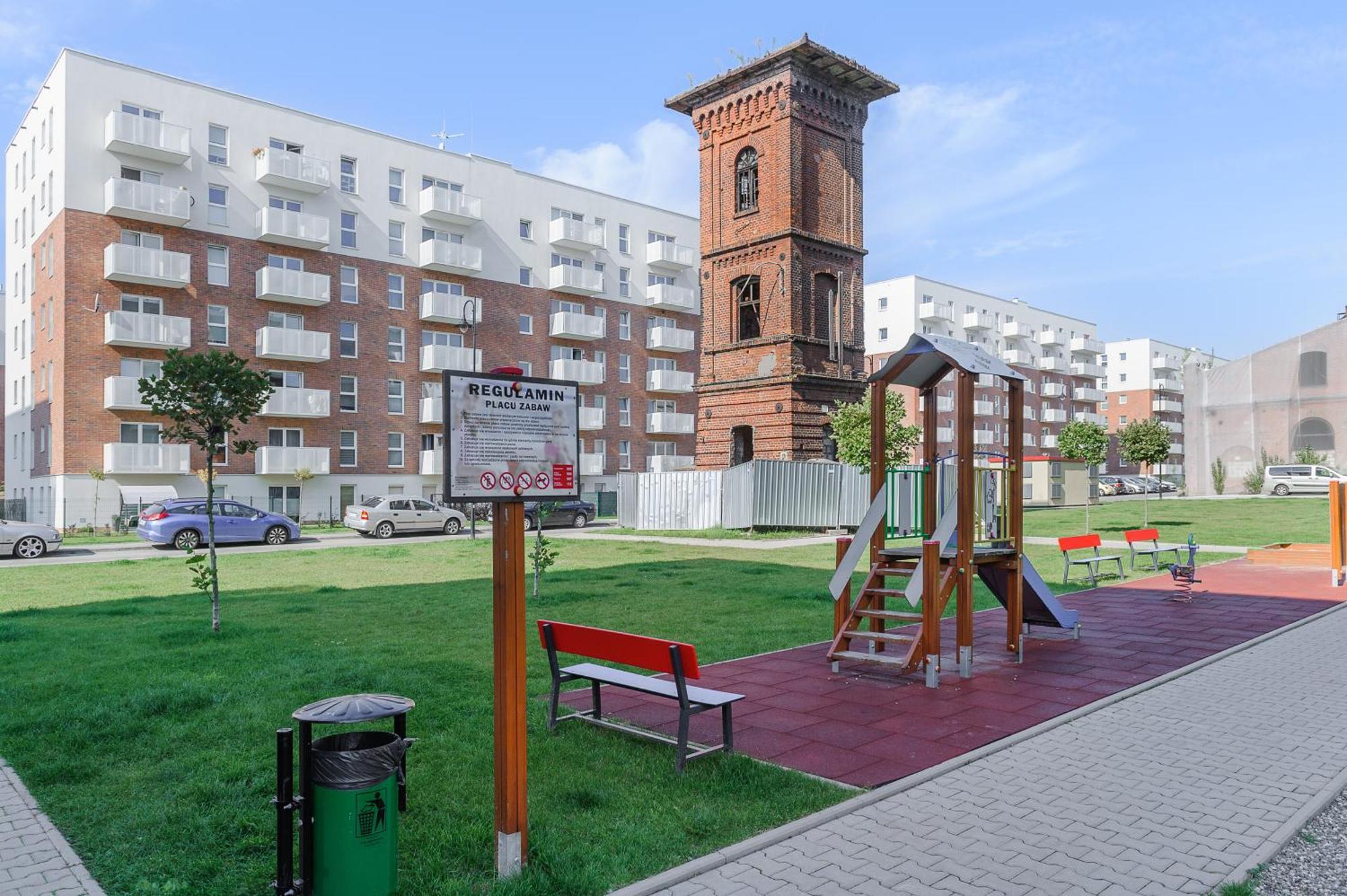 شقة وودج  في Lumina Bright Apart Park Stefana Skrzywana المظهر الخارجي الصورة